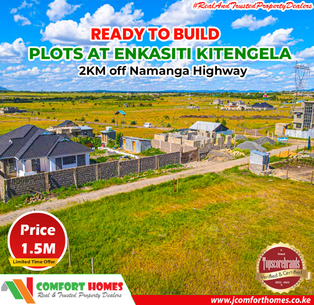 Enkasiti Gardens, Kitengela Comfort Homes Affordable Prime Plots